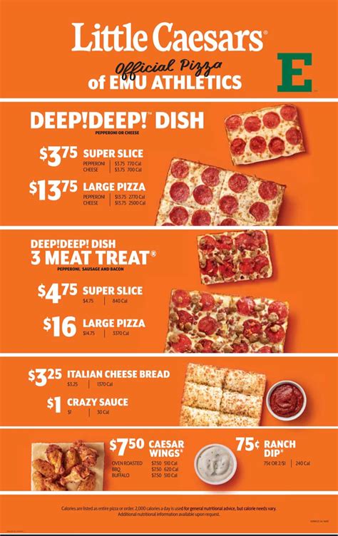 little caesars menu|little caesars menu list.